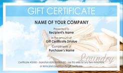 House Cleaning Service Gift Certificate Templates Easy to Use Gift