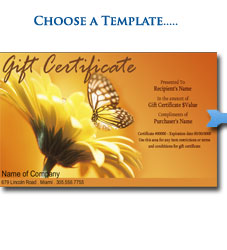 Free Gift Certificate Templates to make your own certificates